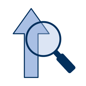 Icon für bessere Erkennung von Upsell Potential